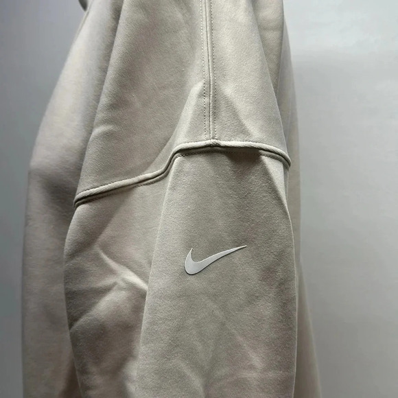 Nike Reversible Pullover Maternity Long Sleeve Sweatshirt Cream New NWT Medium - Picture 9 of 9